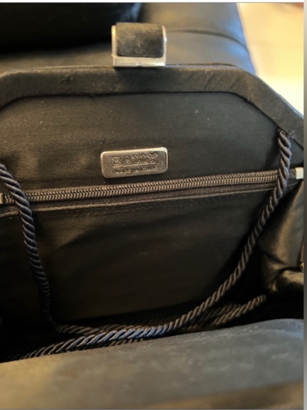 Bally Black Leather Shoulder Bag